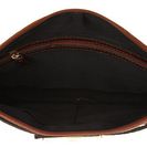 Accesorii Femei Kelly Katie Kelly Katie Elaina Croc Trim Crossbody Bag Cognac