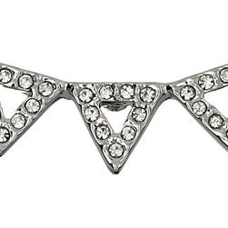 Bijuterii Femei Rebecca Minkoff Three Triangle Button Earrings RhodiumCrystal