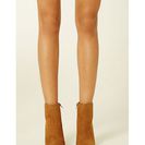 Incaltaminte Femei Forever21 Faux Suede Ankle Booties Tan