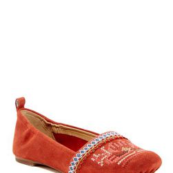 Incaltaminte Femei Latigo Basia Embroidered Slip-On Shoe Red Clay