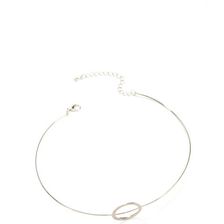 Bijuterii Femei CheapChic In The Circle Wire Choker Silver