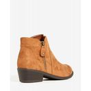 Incaltaminte Femei CheapChic Lay Low Bootie Cognac