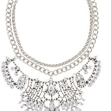Eye Candy Los Angeles Lexy Layered Necklace Silver