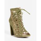 Incaltaminte Femei CheapChic Morris-33 Play It Up Bootie Olive