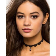 Bijuterii Femei CheapChic Lace And Drop Choker Black