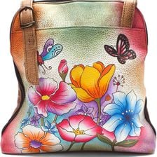 Anuschka Handbags Zip Around Satchel ANNA by Anuschka Floral Garden
