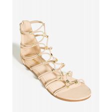 Incaltaminte Femei CheapChic Dino-81s Shine Me Up Sandal Nude