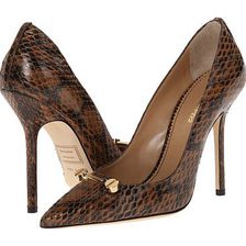 Incaltaminte Femei DSQUARED2 Snake Print Pump Marrone