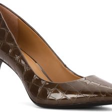 Calvin Klein Gayle Coffee Bean Croco Patent