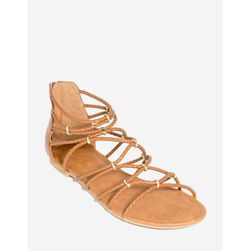 Incaltaminte Femei CheapChic Galaxy-12 To The Moon Sandal Cognac