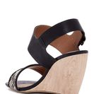Incaltaminte Femei BC Footwear Retriever Wedge Sandal BLACK-BLACK WOVEN