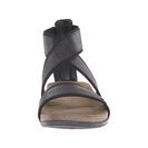 Incaltaminte Femei Rockport Total Motion Romilly Back Zip Sandal Black Lizard
