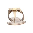 Incaltaminte Femei Cole Haan Tali Bow Sandal Soft Gold Patent