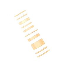 Bijuterii Femei Forever21 Midi Tube Ring Set Gold