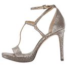 Incaltaminte Femei Michael Kors Simone Sandal SilverSand Glitter