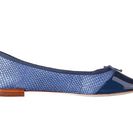 Incaltaminte Femei Cole Haan Sarina Ballet Washed Indigo Snake EmbossedPatent