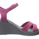 Incaltaminte Femei Crocs Leigh II Ankle Strap Wedge Berry