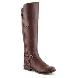 Incaltaminte Femei G by GUESS Heat Wide Calf Riding Boot Brown