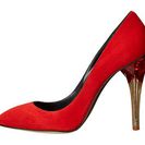 Incaltaminte Femei Oscar de la Renta Pia 105mm Ruby SuedePlexi