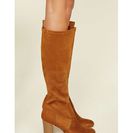 Incaltaminte Femei Forever21 Faux Suede Knee-High Boots Tan