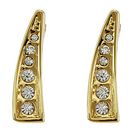Bijuterii Femei Rebecca Minkoff Mini Pave Ear Climber Earrings Gold TonedCrystal