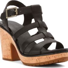 Timberland Roslyn Fisherman Sandal Black Smooth