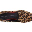 Incaltaminte Femei Rockport Total Motion 30mm Hidden Wedge Smoking Loafer Brown Leopard Hair On