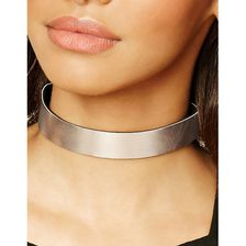 Bijuterii Femei Forever21 Faux Leather Choker Silver