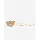 Bijuterii Femei CheapChic Loralie Rhinestone Pave Bezel Watch Set TaupeKhaki