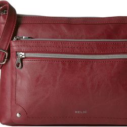 Relic Evie East West Crossbody Baked Apple