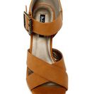 Incaltaminte Femei Michael Antonio Gratia Wedge Sandal Whiskey