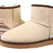 Incaltaminte Femei UGG Classic Mini Serape Cream Twinface