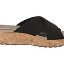 Incaltaminte Femei Rockport Land Boulevard Cross Slide Flatform Sandal Black Stretch
