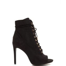 Incaltaminte Femei CheapChic Cool And In Control Faux Suede Booties Black