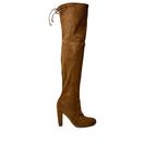 Incaltaminte Femei GUESS Rena Over-The-Knee Boots dark brown fabric