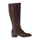 Incaltaminte Femei LAUREN Ralph Lauren Martina Wide Calf Dark Brown