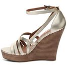 Incaltaminte Femei Seychelles Planetary Wedge Sandal Silver Metallic