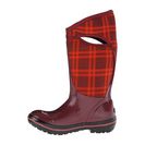 Incaltaminte Femei Bogs Plimsoll Plaid Tall Ox Blood