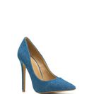 Incaltaminte Femei CheapChic Back In Denim Single-sole Pumps Dkblue