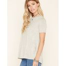 Incaltaminte Femei Forever21 Flared Longline Top Heather grey