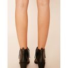 Incaltaminte Femei Forever21 Zippered Ankle Booties Black