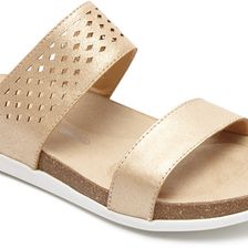 Rockport Romilly Perf Anklestrap W Taupe/Silver Pearl