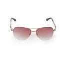 Accesorii Femei GUESS Chain Aviator Sunglasses bronze