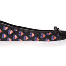 Incaltaminte Femei LOVE Moschino Americana Sneaker Flat Black Heart Print