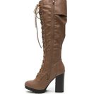 Incaltaminte Femei CheapChic Way Way Way Up Lace-up Lug Boots Taupe