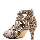 Incaltaminte Femei Michael Antonio Faux Snake Embossed Heeled Sandal natural