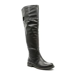 Incaltaminte Femei Bare Traps Charidy Over The Knee Boot Black
