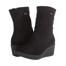 Incaltaminte Femei ara Veda Black Stretch MicroSuede