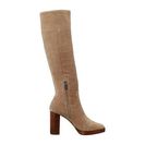 Incaltaminte Femei Michael Kors Regina Platform Boot Dark Khaki Sport Suede