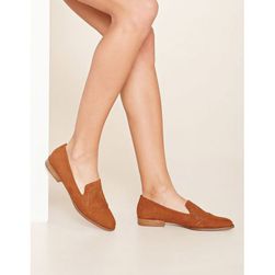 Incaltaminte Femei Forever21 Faux Suede Loafers Tan